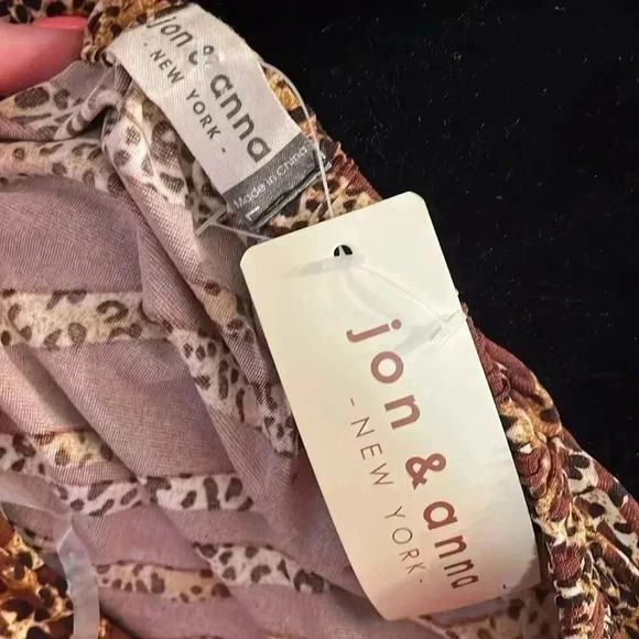 Jon & Anna NWT Women’s Large Sleeveless Animal Print Dress - Picture 7 of 8